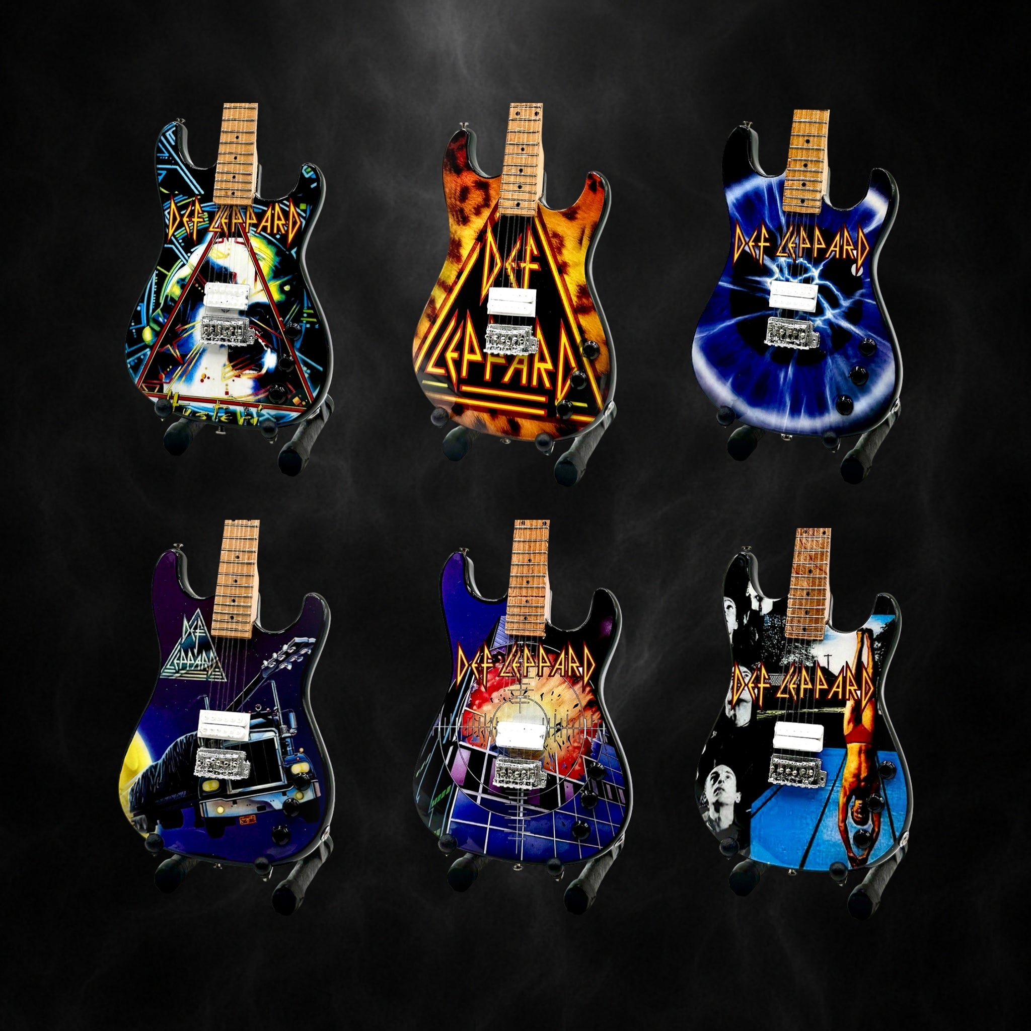 The Complete Def Leppard Mini Axe Set – All 6 Official Designs