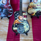 America 250 Collectible Miniature Guitar