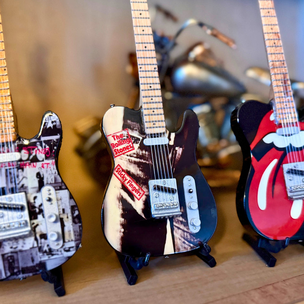 The Rolling Stones "Sticky Fingers" Mini Axe
