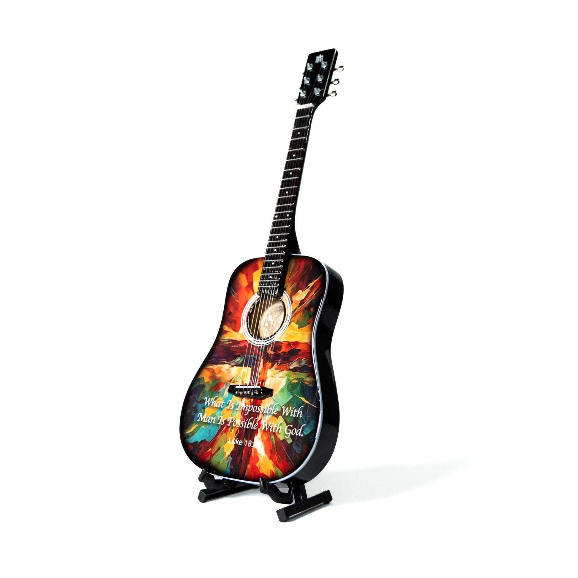 Luke 18:27 Miniature Guitar