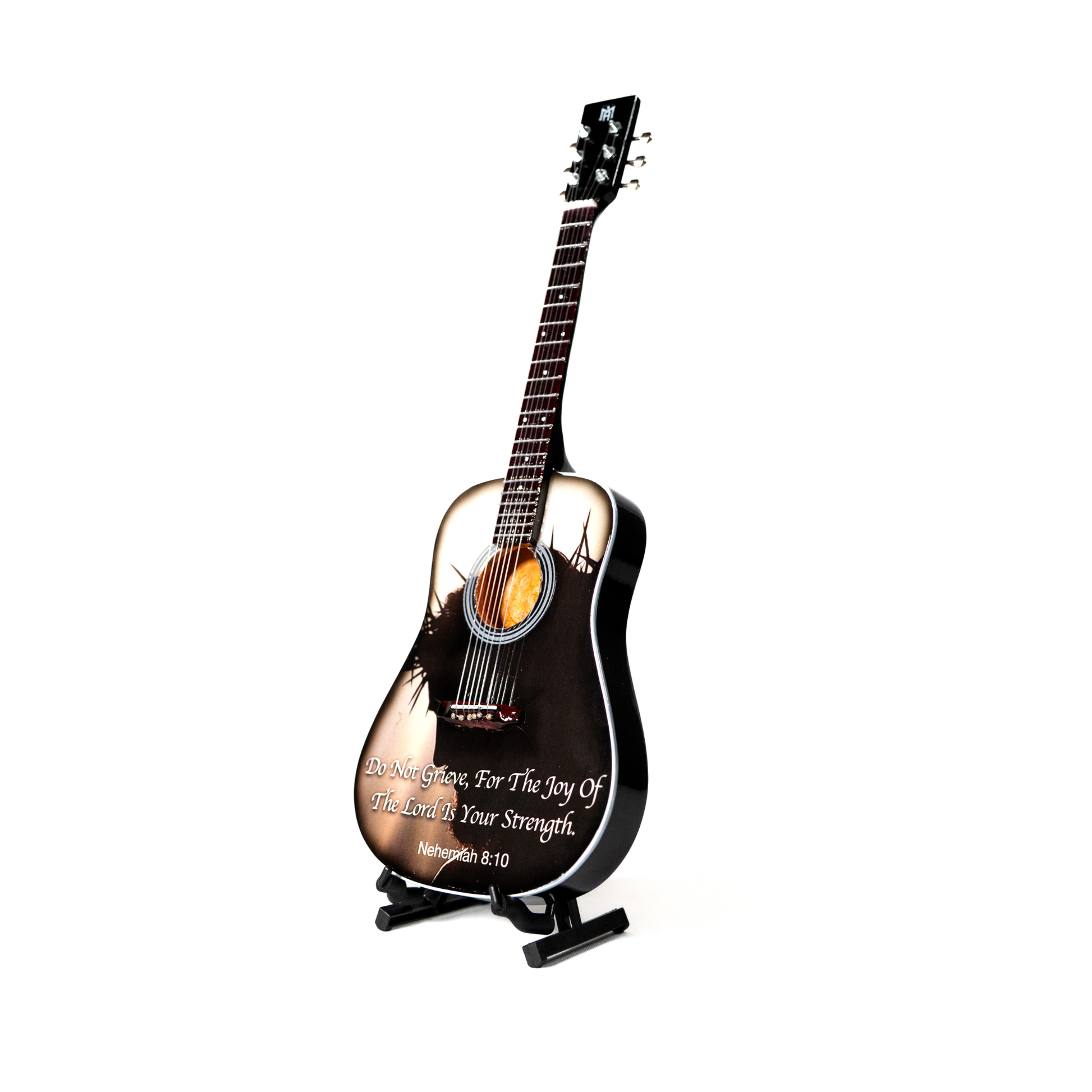 Nehemiah 8:10 Miniature Guitar