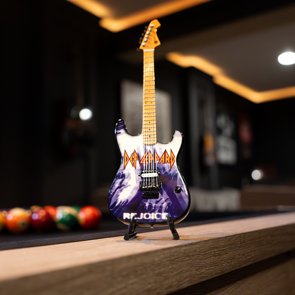 Def Leppard "Rejoice" Miniature Guitar