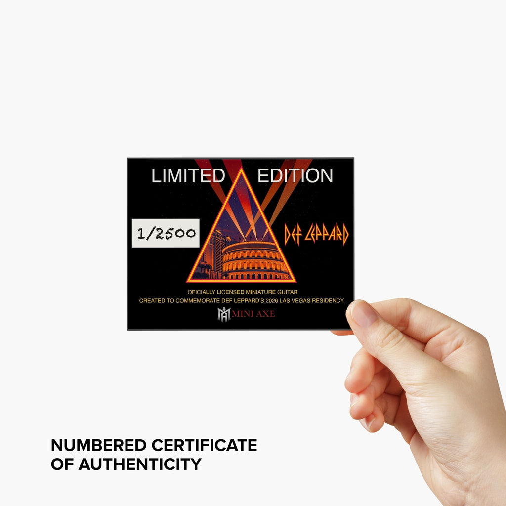 Def Leppard – Live at Caesars Palace, Las Vegas Residency Mini Axe™ (PREORDER)