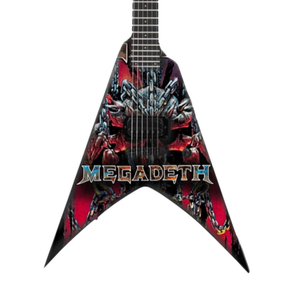 Megadeth Chaos Chains Miniature Guitar