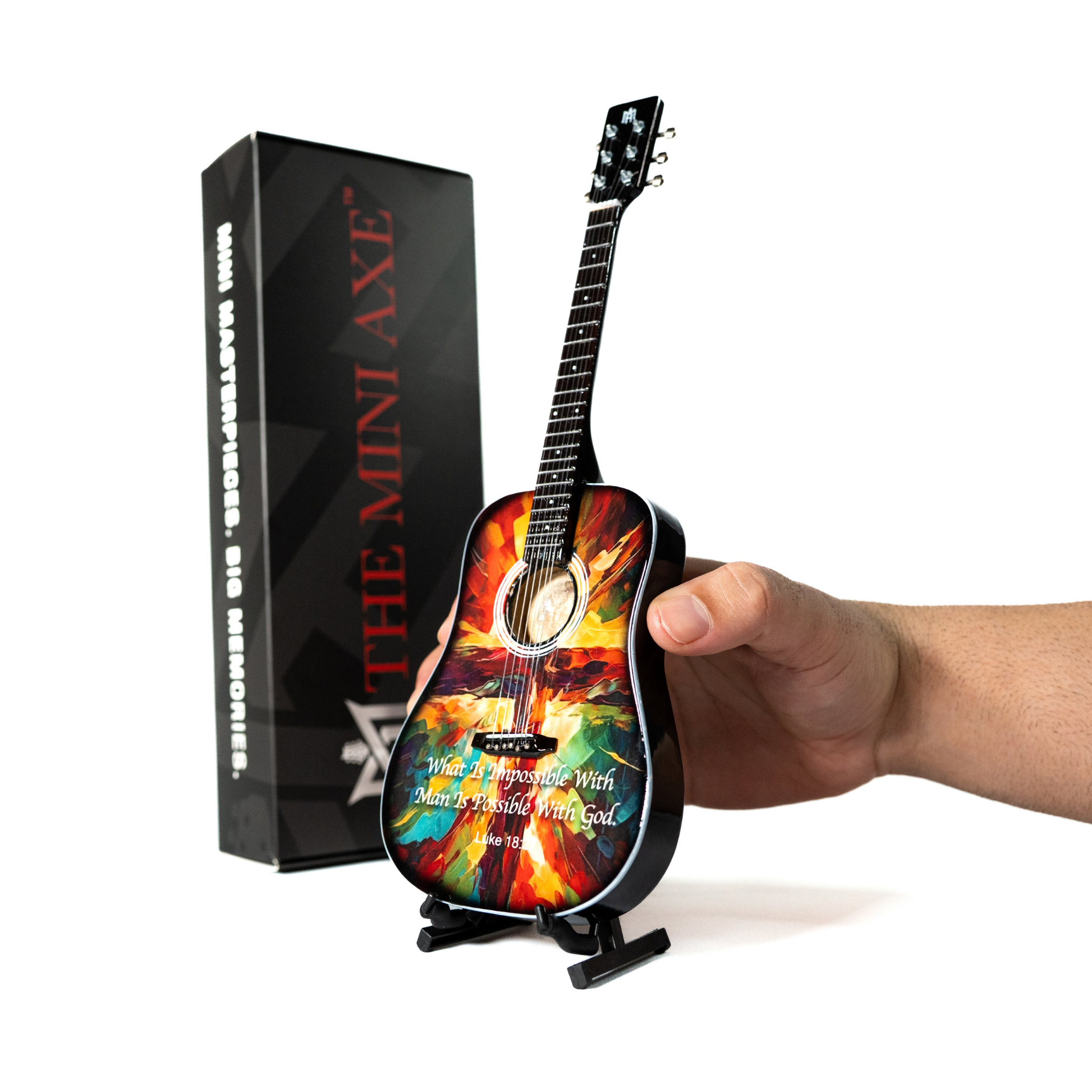 Luke 18:27 Miniature Guitar