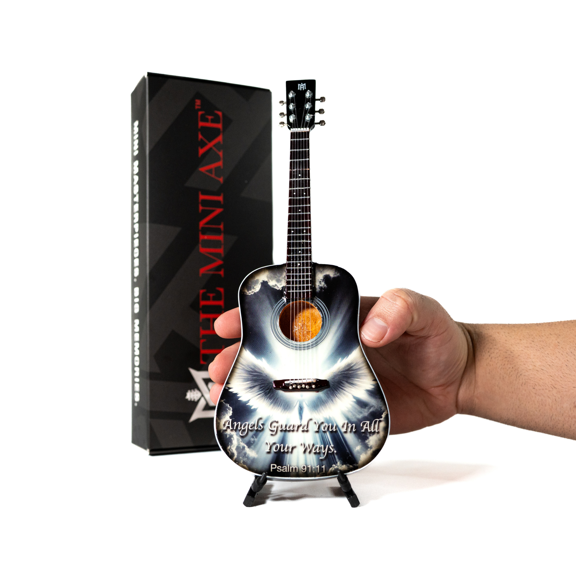 Psalm 91:11 Miniature Guitar