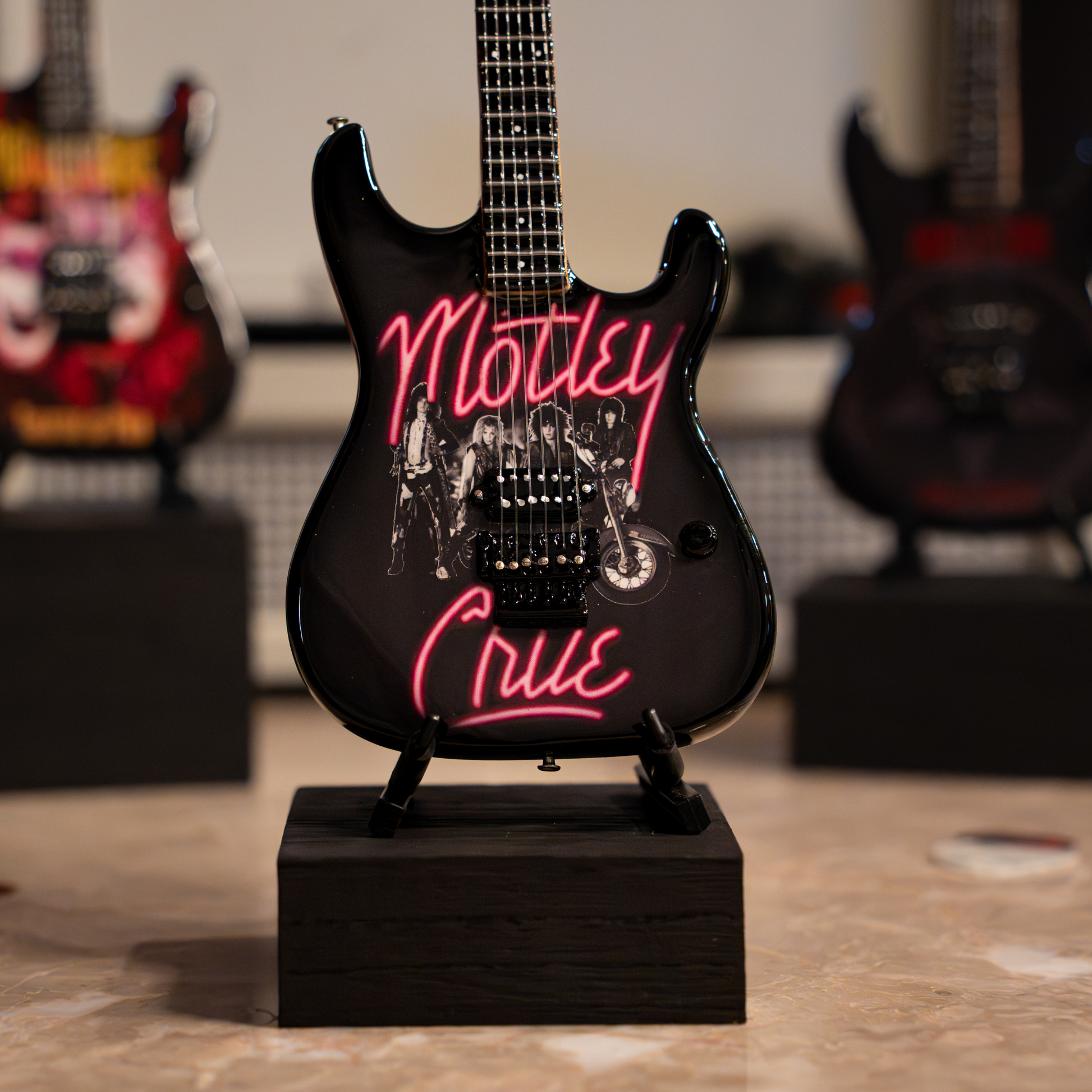 Mötley Crüe "Girls, Girls, Girls" Miniature Guitar