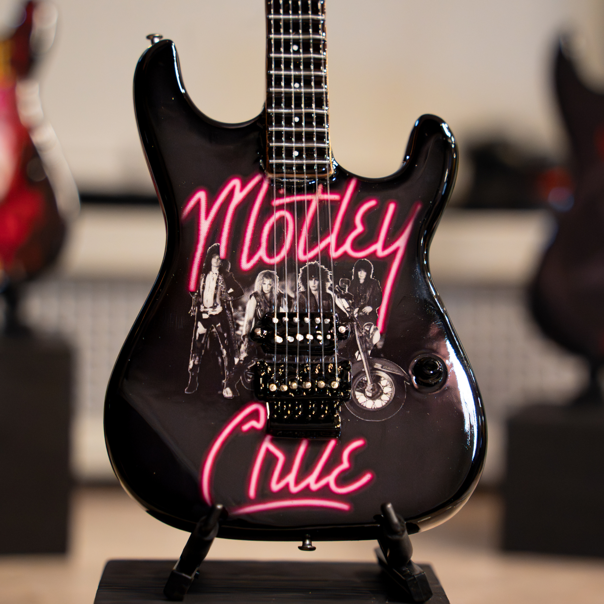 Mötley Crüe "Girls, Girls, Girls" Miniature Guitar