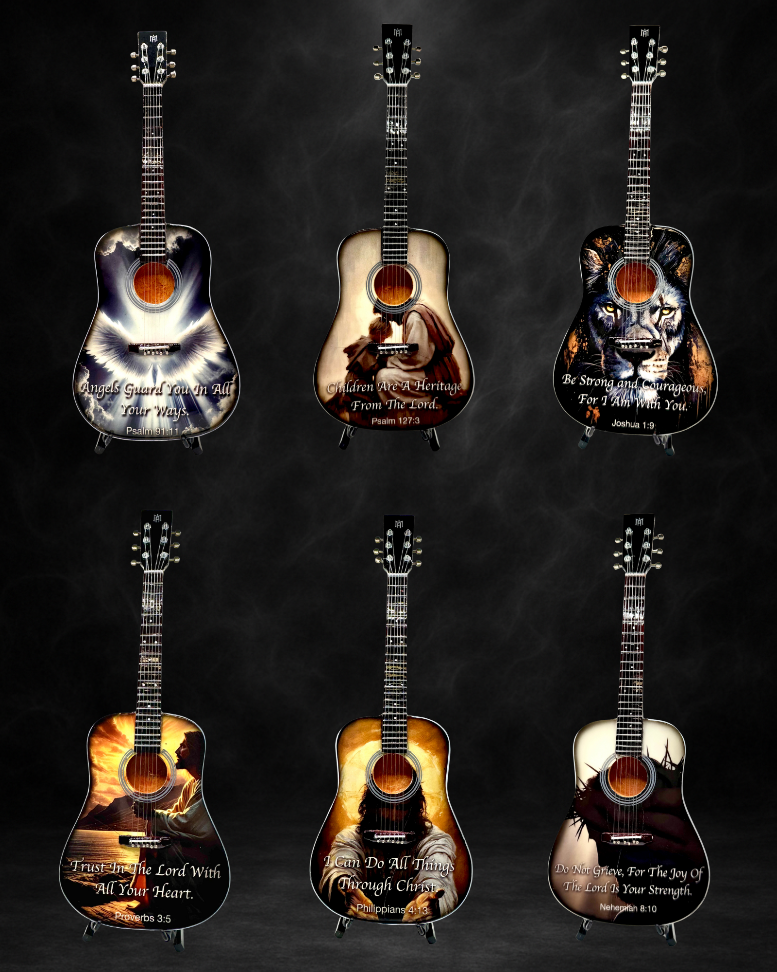 The Holy Scripture Miniature Guitar Set