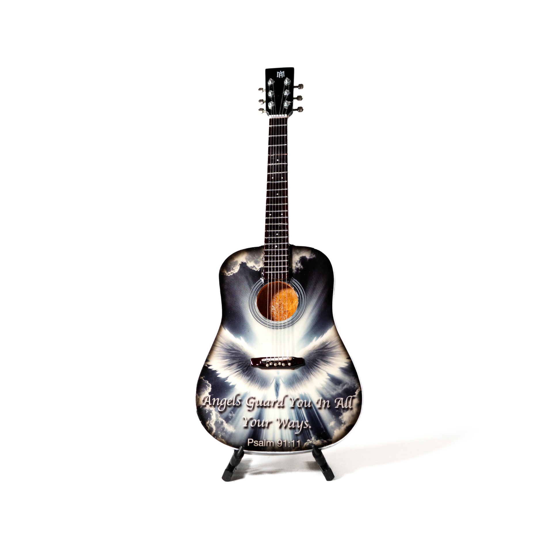 Psalm 91:11 Miniature Guitar