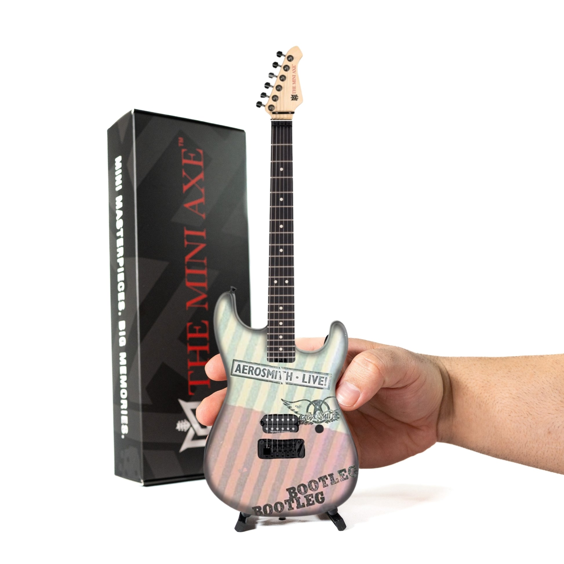 Aerosmith "Live! Bootleg" Miniature Guitar - a Pre-Order Mini Axe