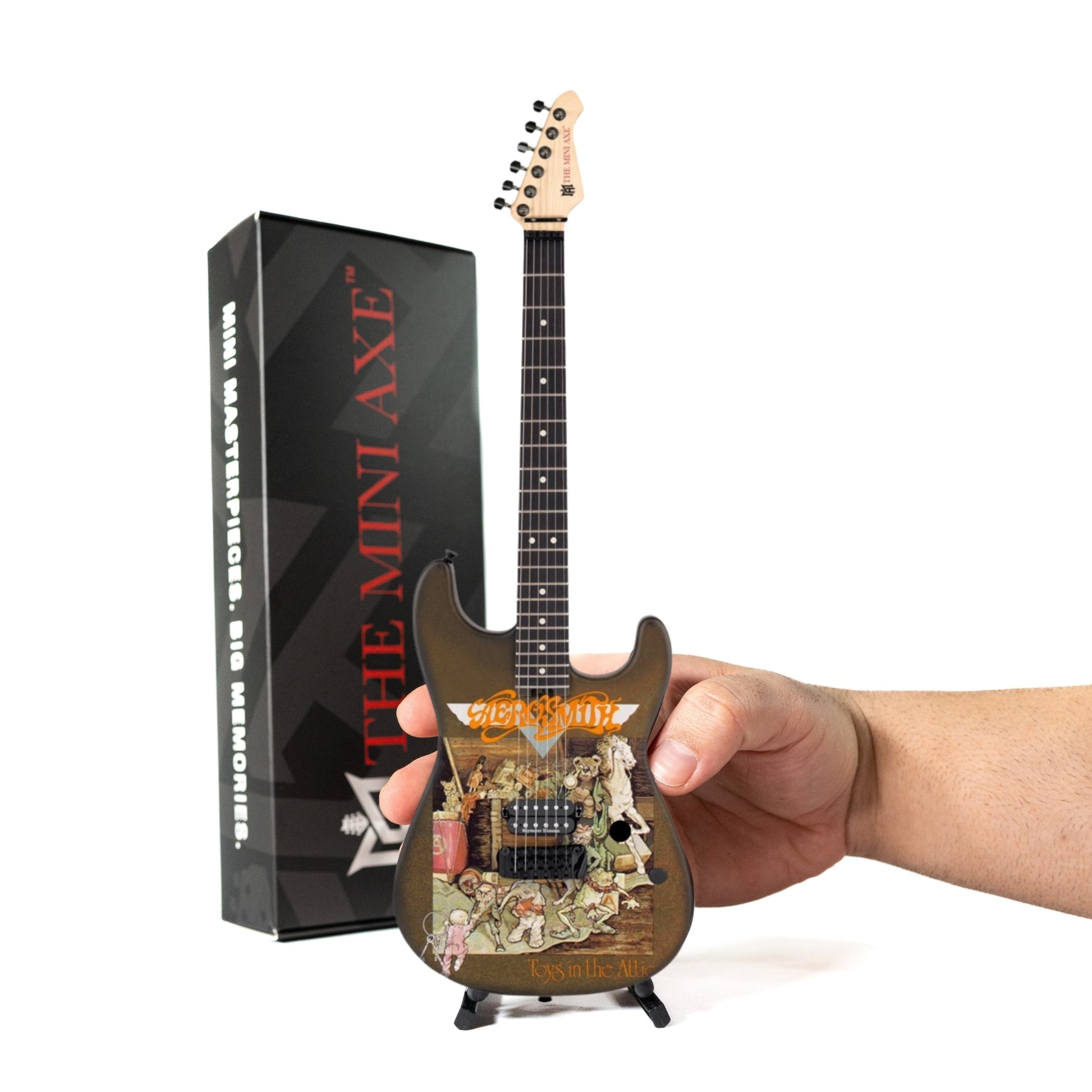 Aerosmith "Toys in the Attic" Miniature Guitar - a Pre-Order Mini Axe