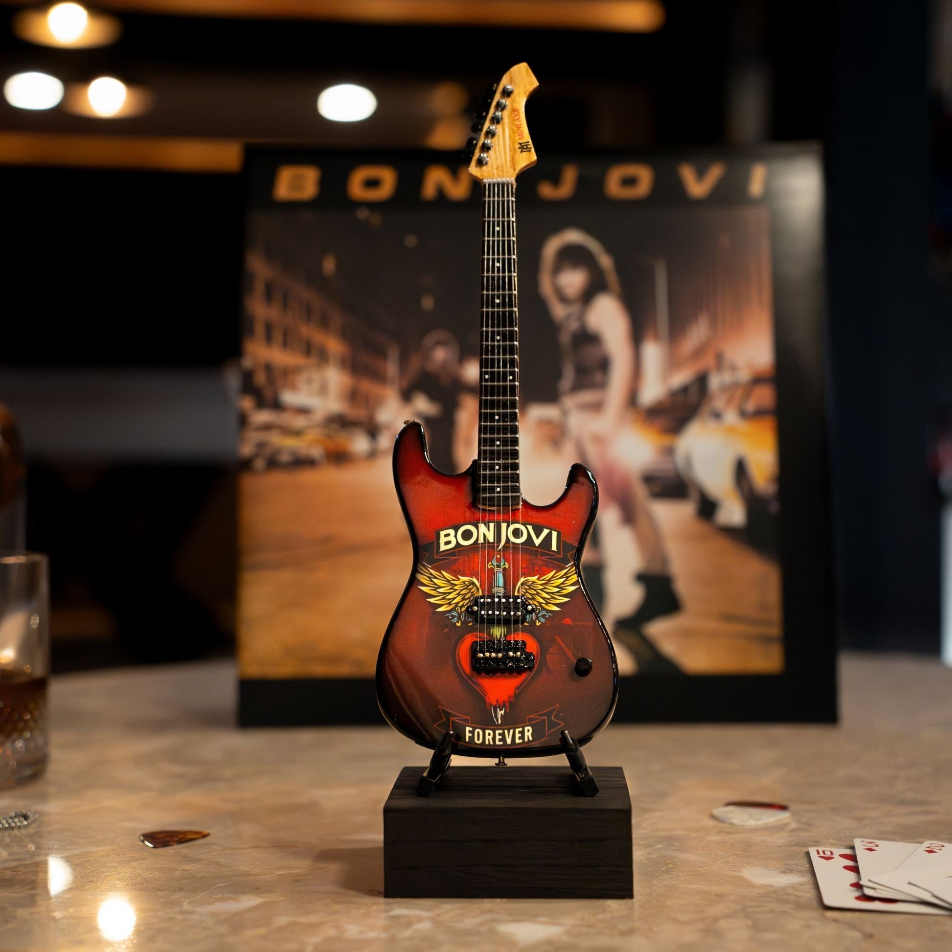 Bon Jovi Forever Tour Miniature Guitar