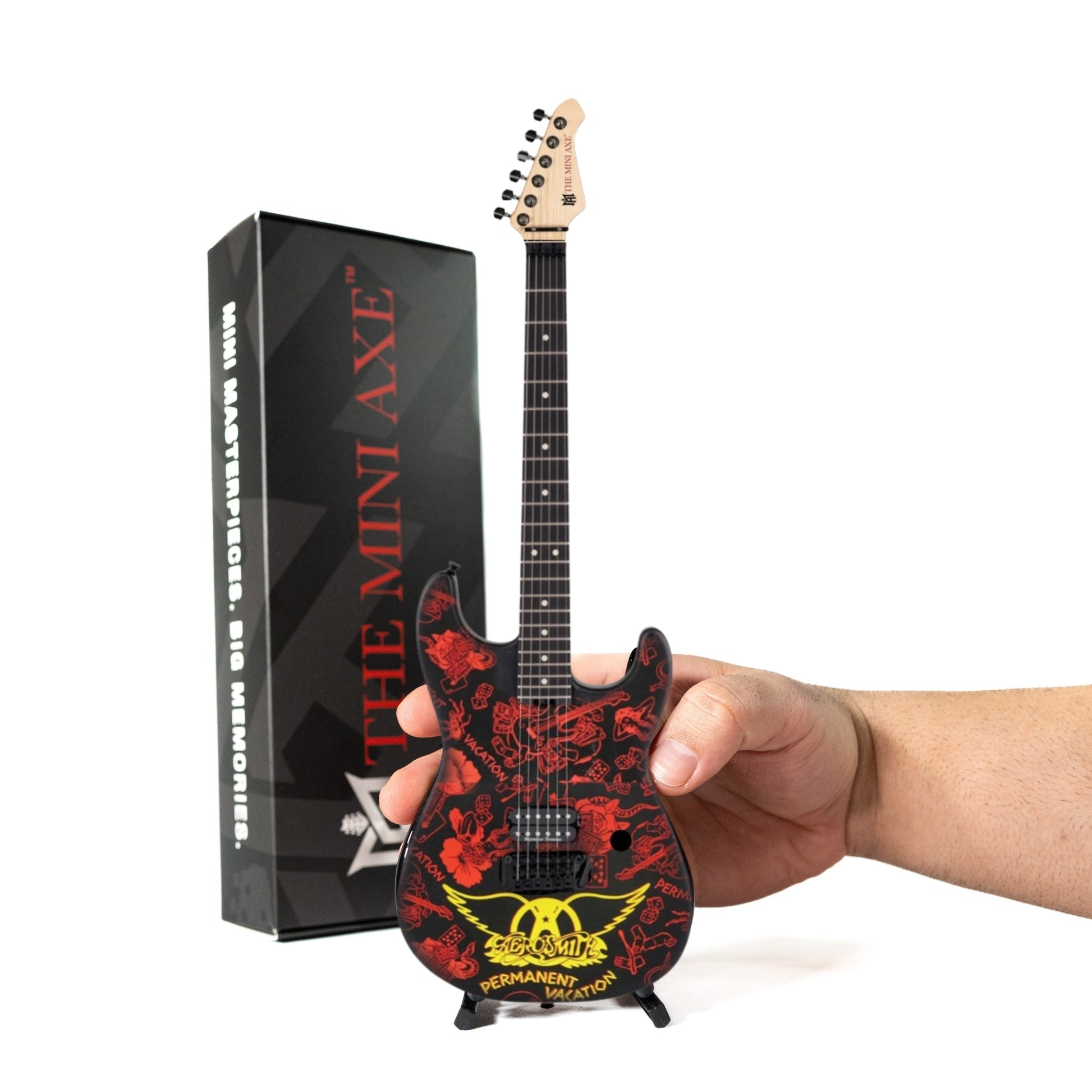 Aerosmith "Permanent Vacation" Miniature Guitar - a Pre-Order Mini Axe