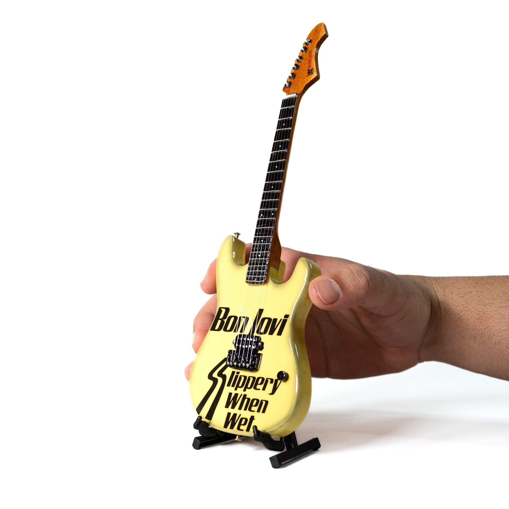 Bon Jovi Slippery When Wet Miniature Guitar