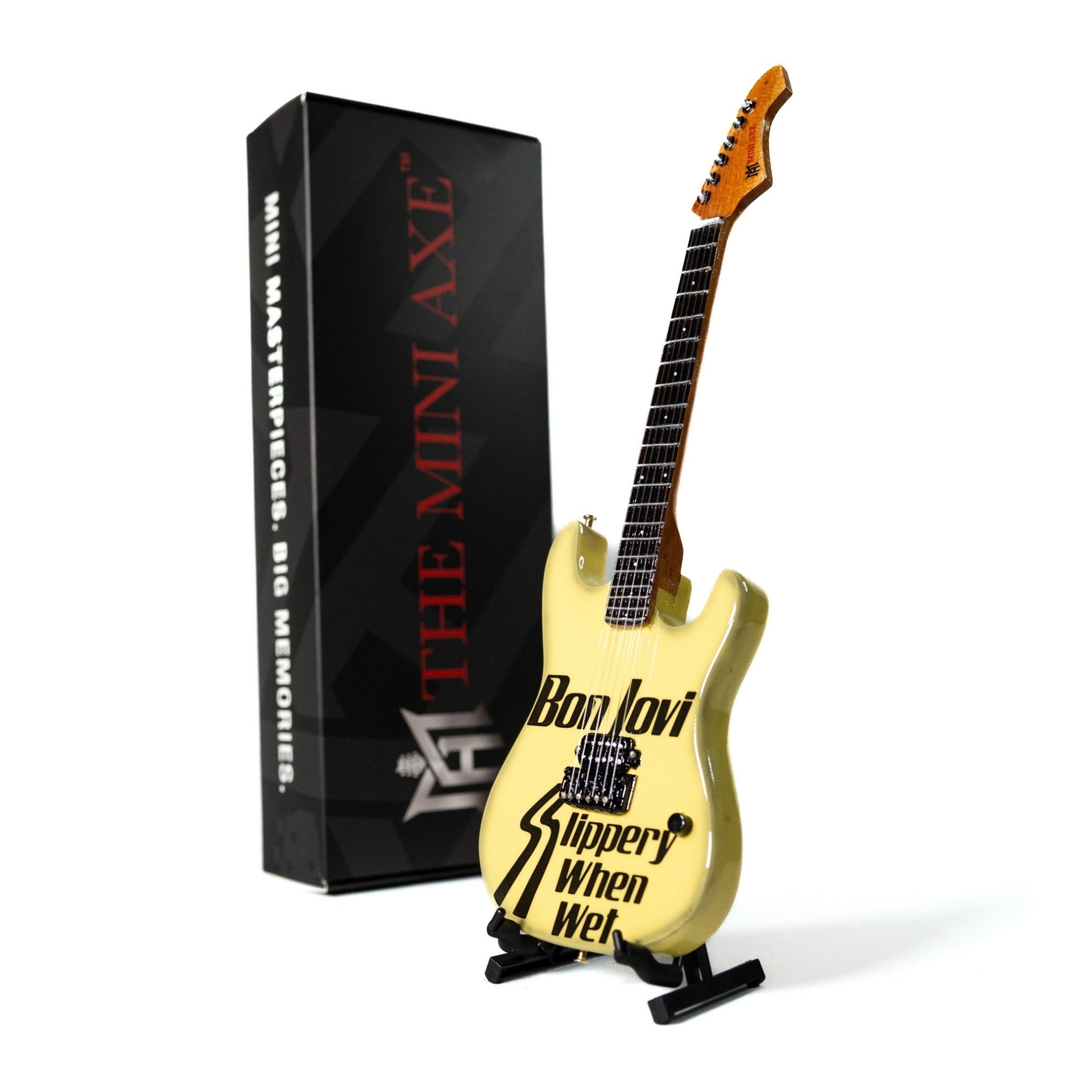 Bon Jovi Slippery When Wet Miniature Guitar