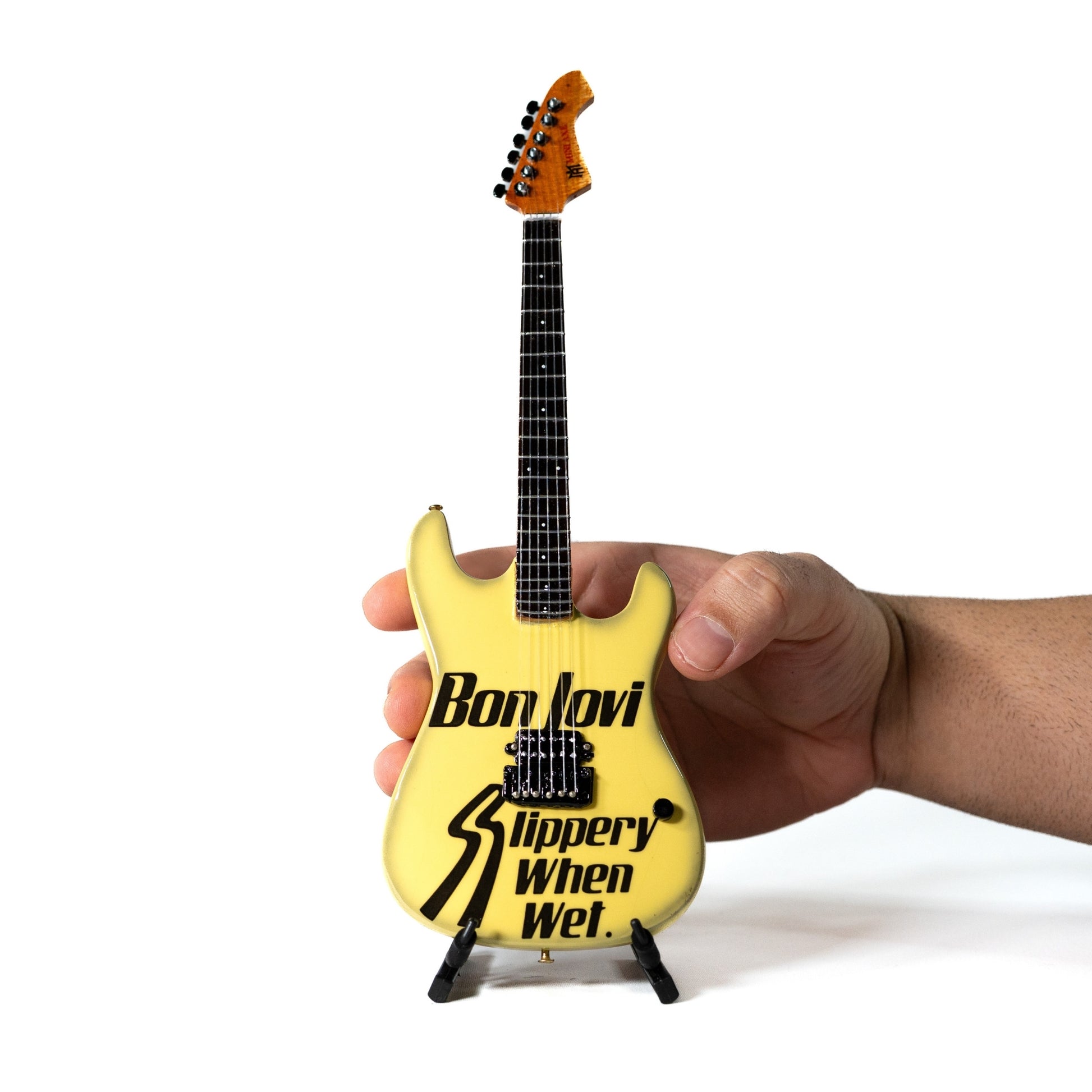 Bon Jovi Slippery When Wet Miniature Guitar