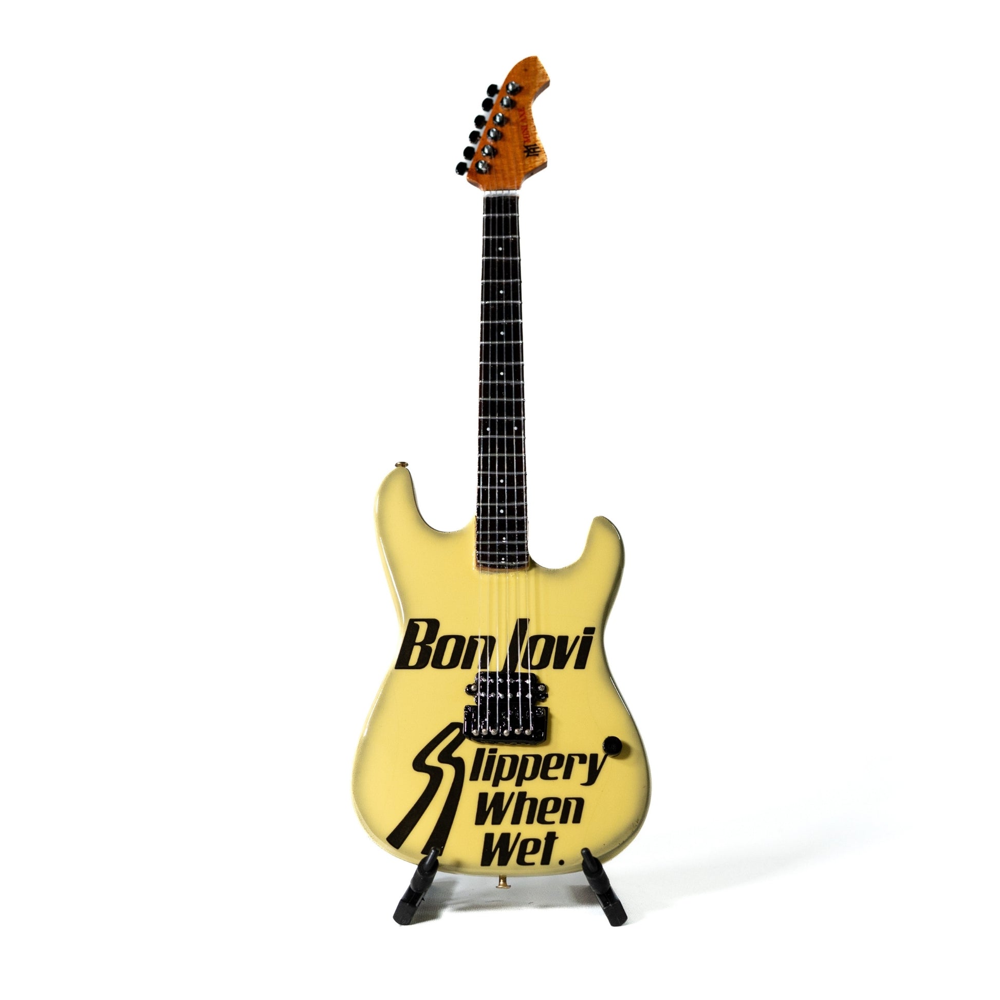 Bon Jovi Slippery When Wet Miniature Guitar
