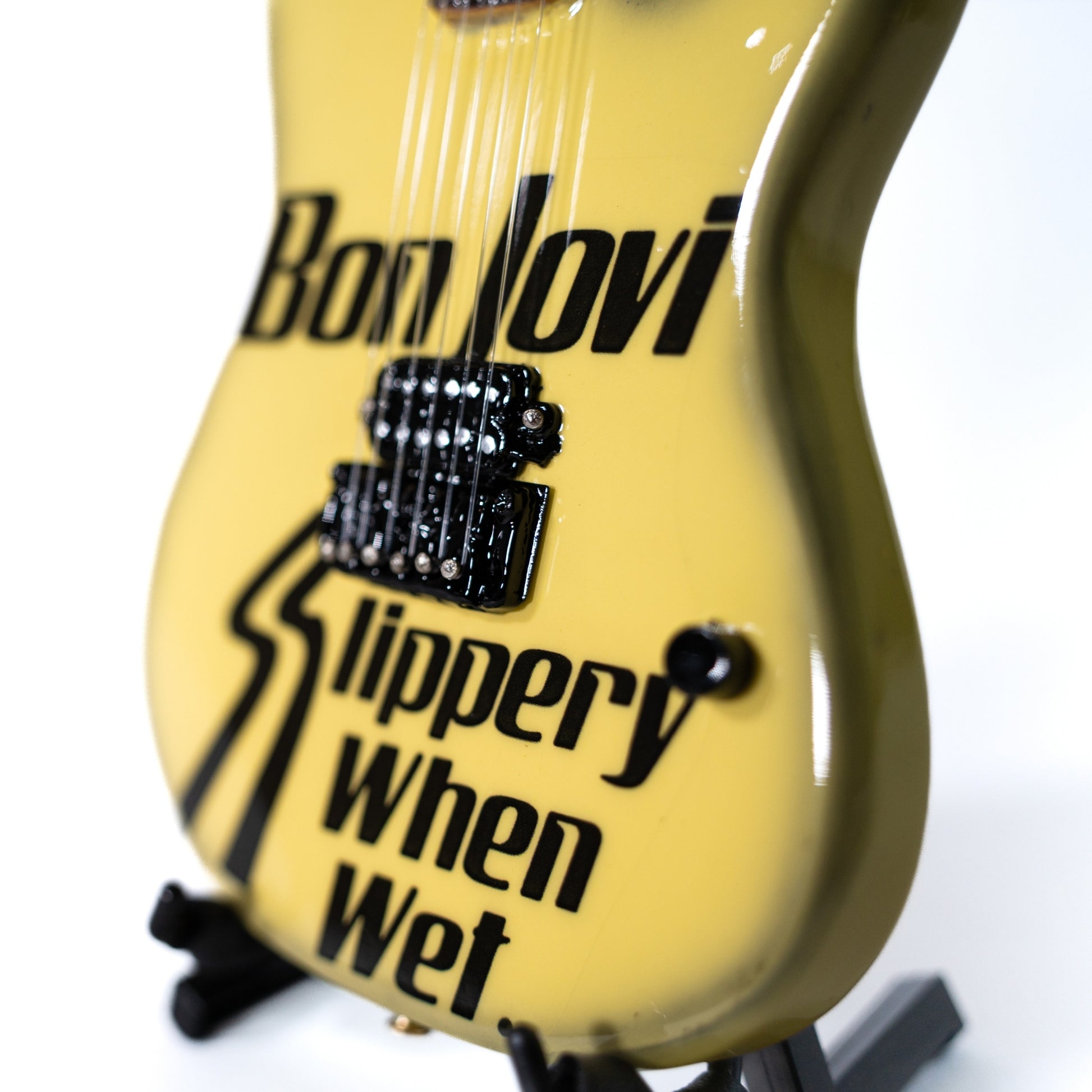Bon Jovi Slippery When Wet Miniature Guitar