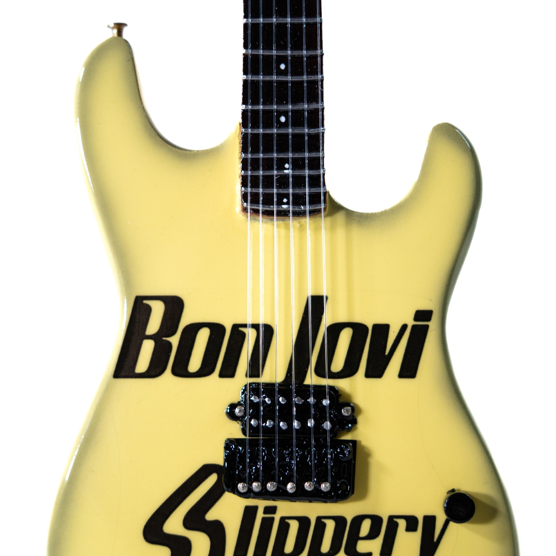 Bon Jovi Slippery When Wet Miniature Guitar