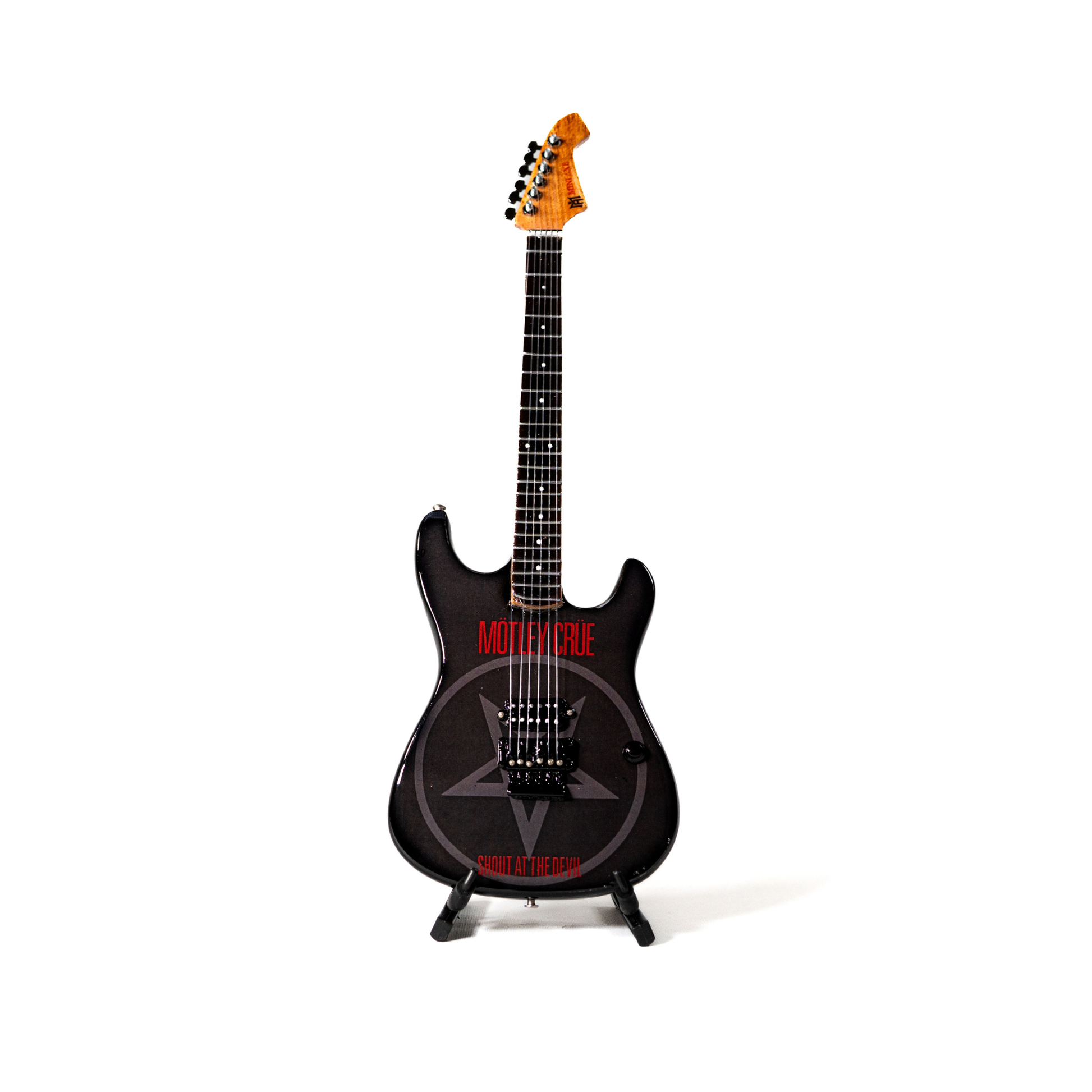 Mötley Crüe "Shout at the Devil" Miniature Guitar