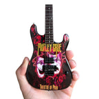 The Complete Mötley Crüe Album Cover Collectible Miniature Guitar Set – All 4 Official Mini Guitar Designs