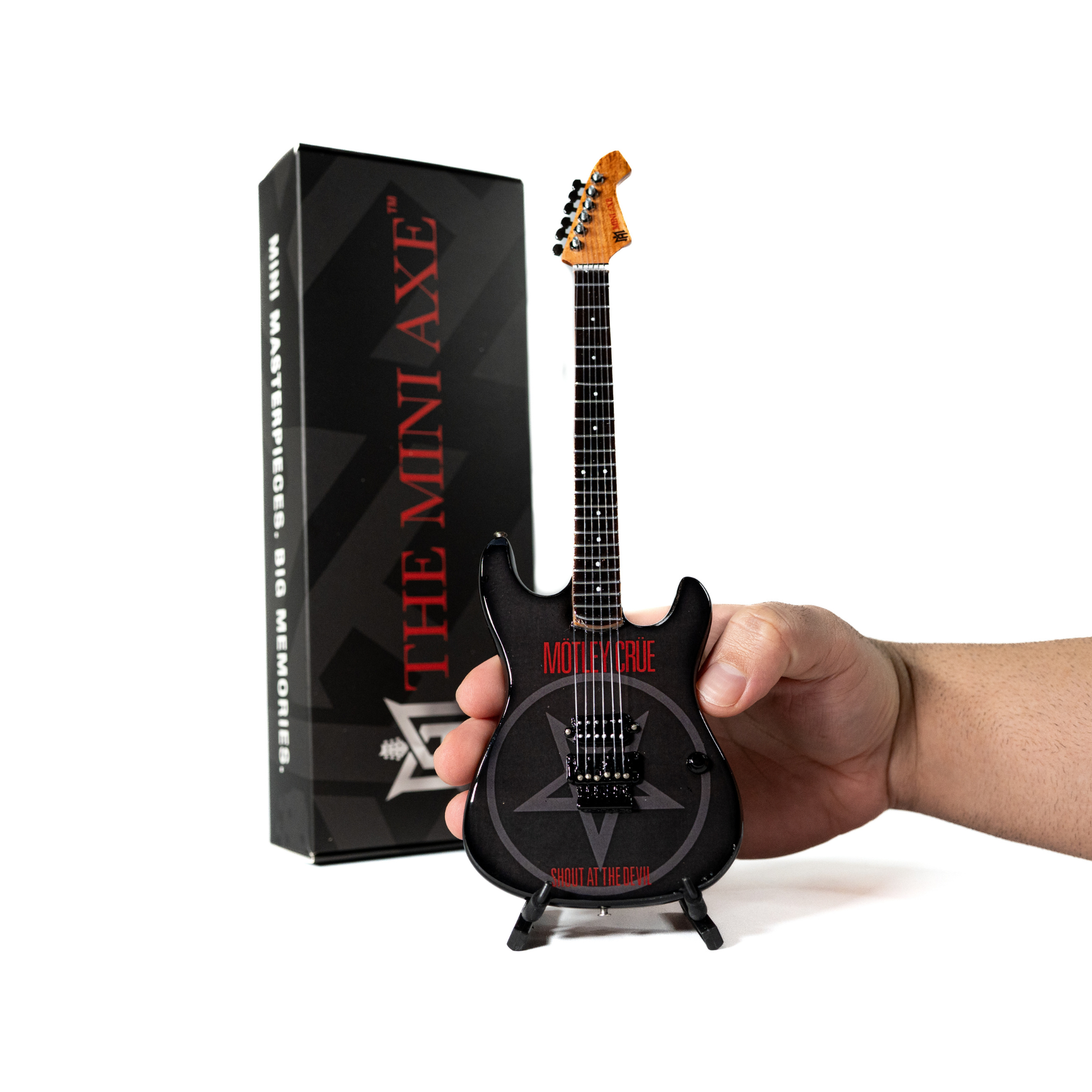 Mötley Crüe "Shout at the Devil" Miniature Guitar