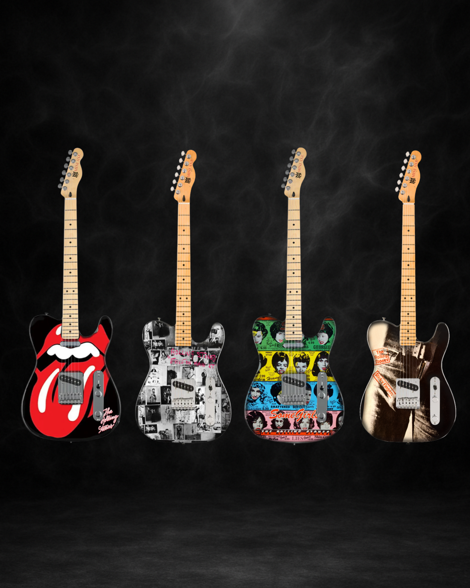 The Rolling Stones Icons Mini Axe Set