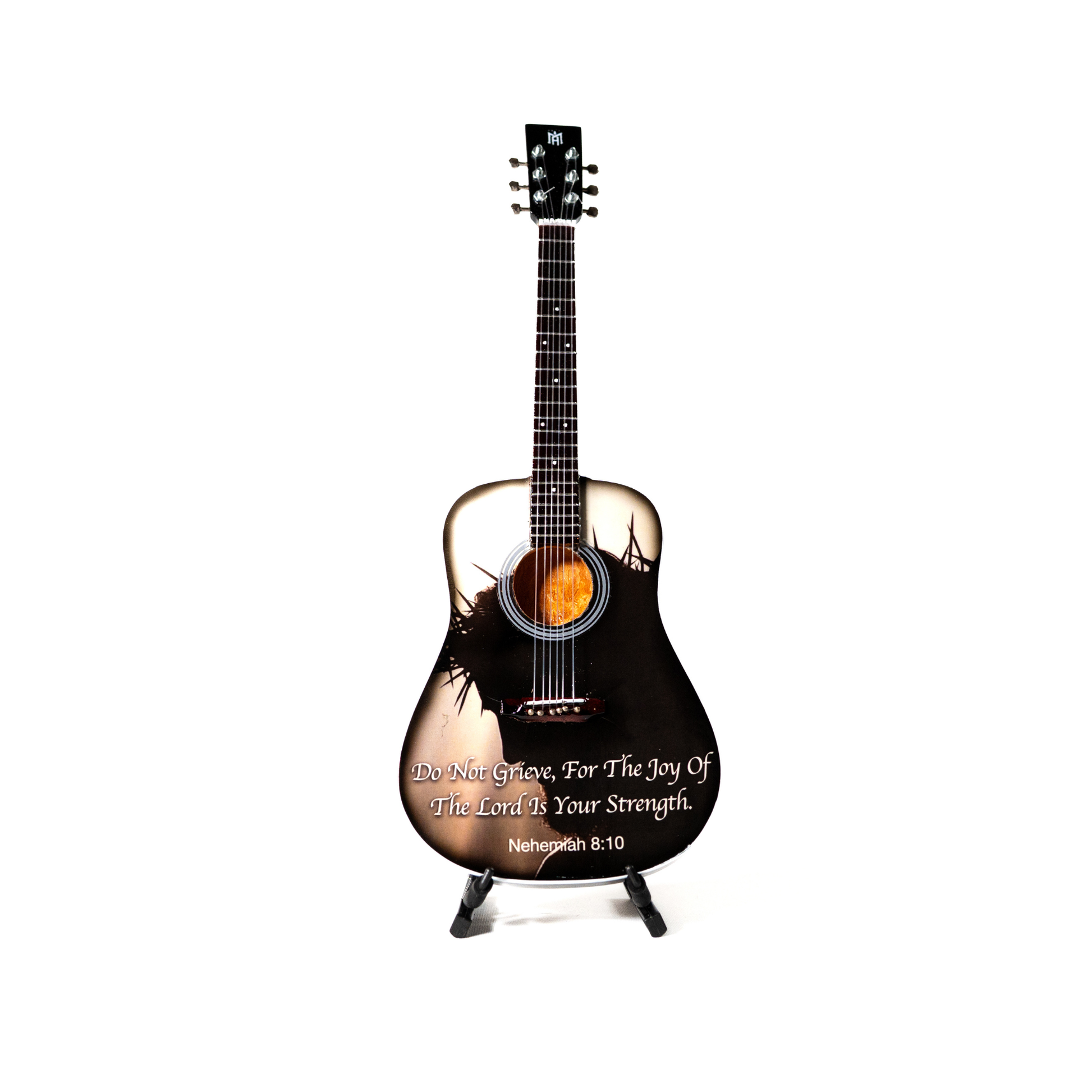 Nehemiah 8:10 Miniature Guitar