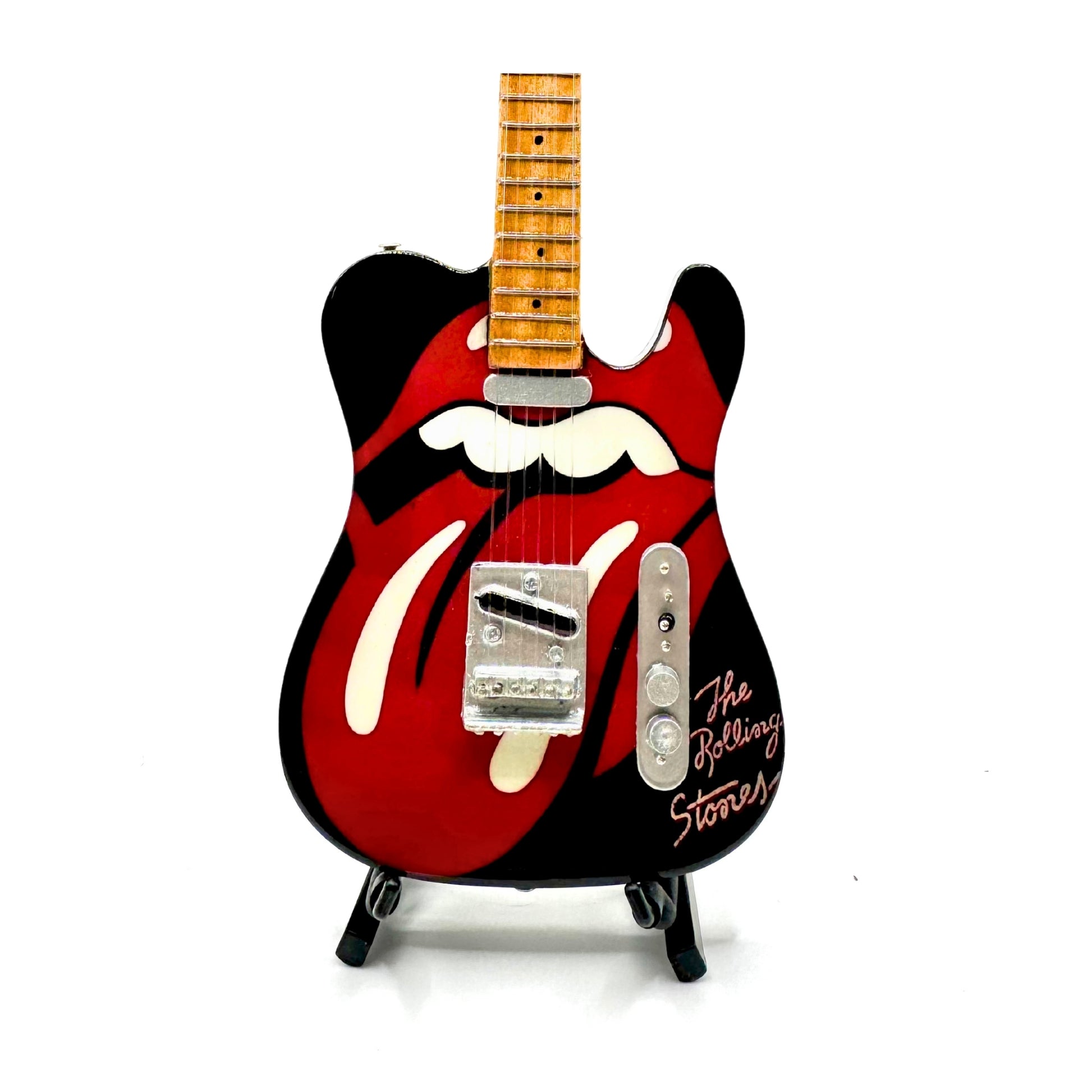 The Rolling Stones "Tongue and Lips" Mini Axe