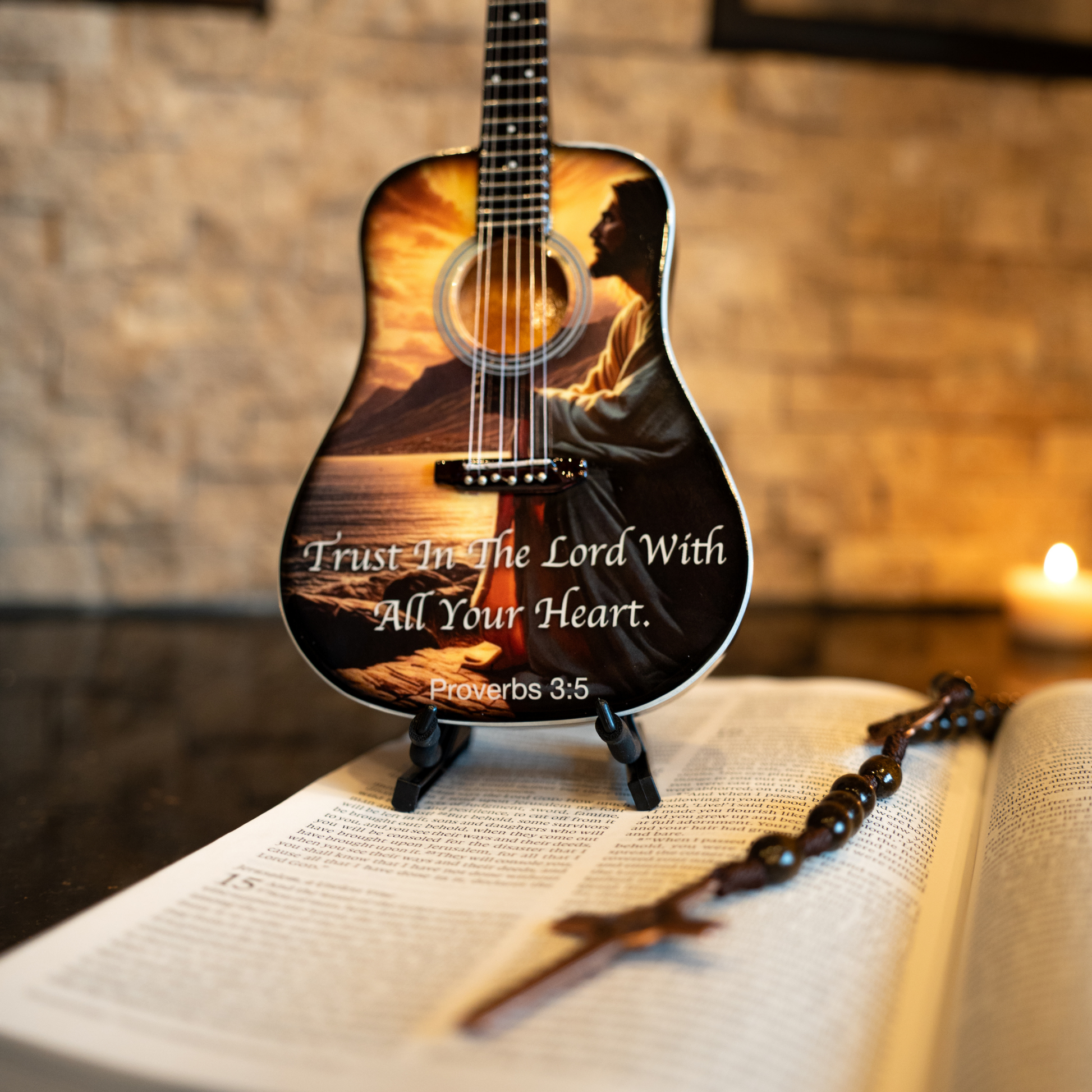 Proverbs 3:5 Mini Axe