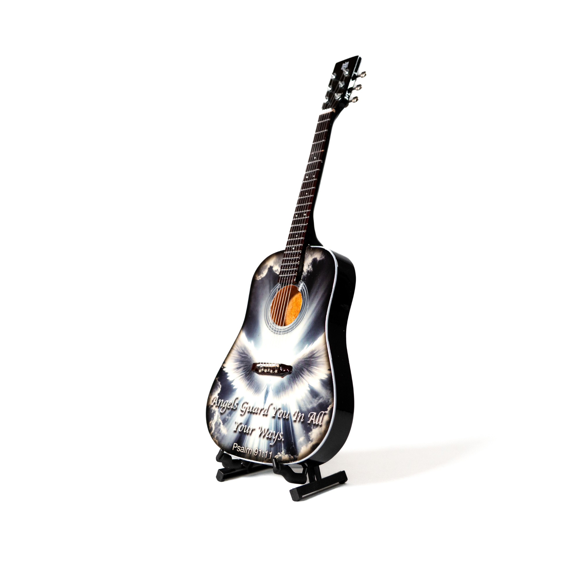 Psalm 91:11 Miniature Guitar