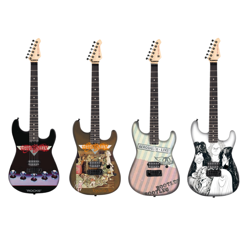 Aerosmith "The 70's Set" Miniature Guitar Collection