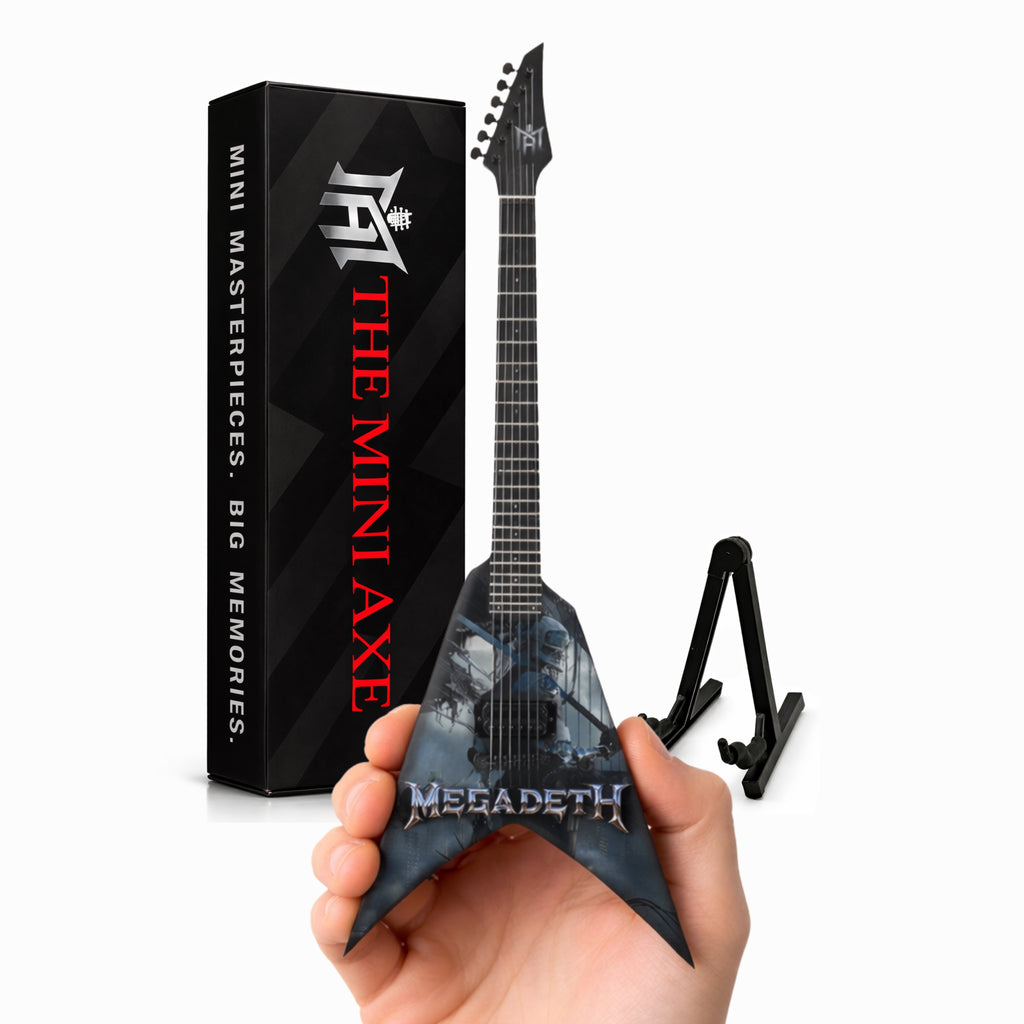 Megadeth "Peace Sells..." and "Dystopia" Miniature Guitar Set