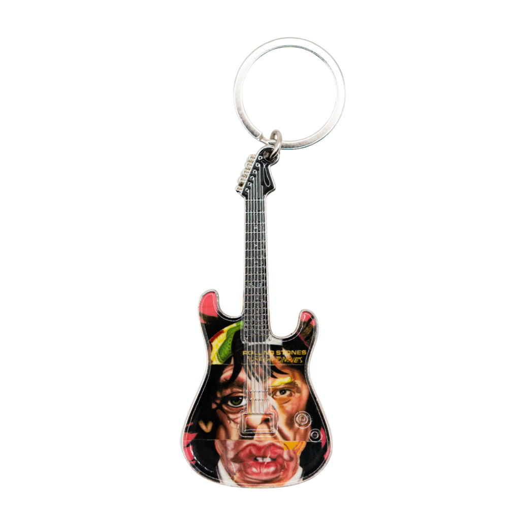 The Rolling Stones Foreign Tongues Mini Axe Keychain