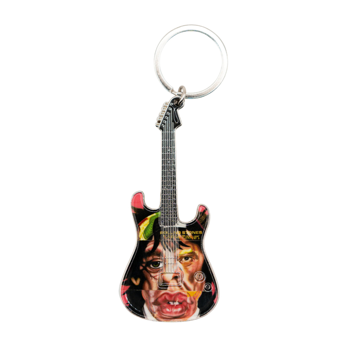 The Rolling Stones Foreign Tongues Mini Axe Keychain