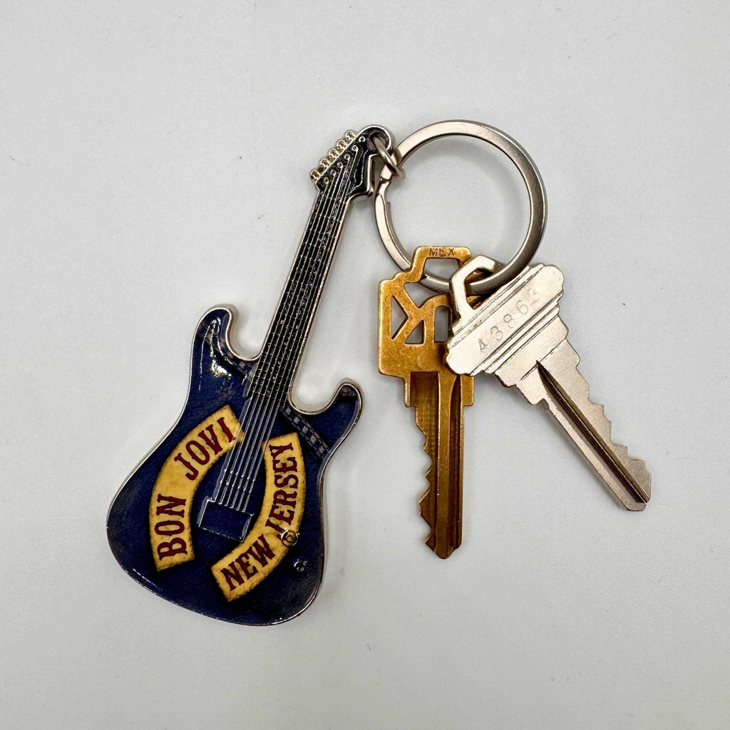 Bon Jovi Denim Mini Axe Keychain