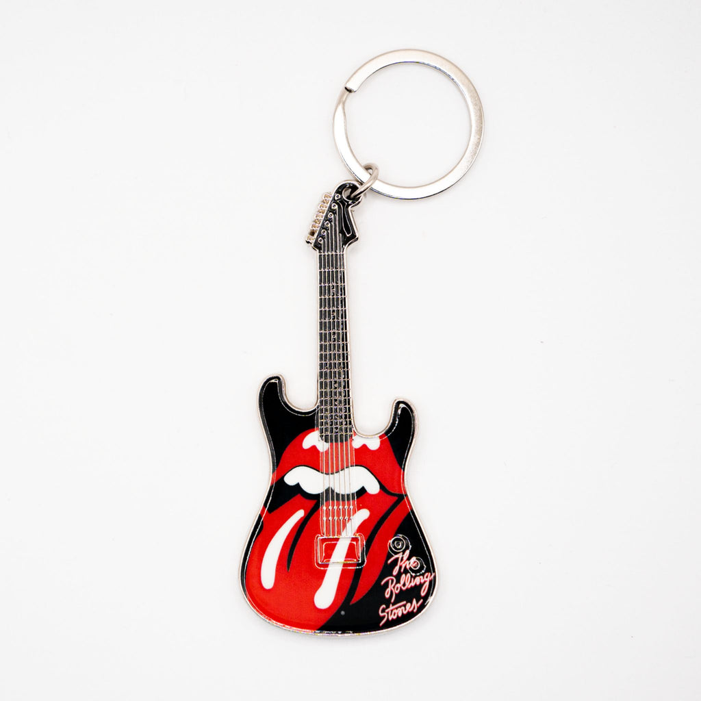 The Rolling Stones Tongue and Lips Mini Axe Keychain