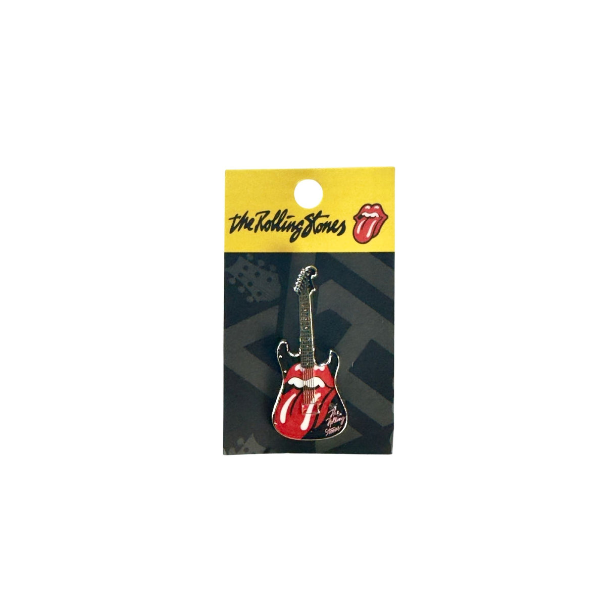 The Rolling Stones Tongue and Lips Mini Axe Pin