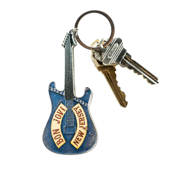 Bon Jovi Denim Mini Axe Keychain