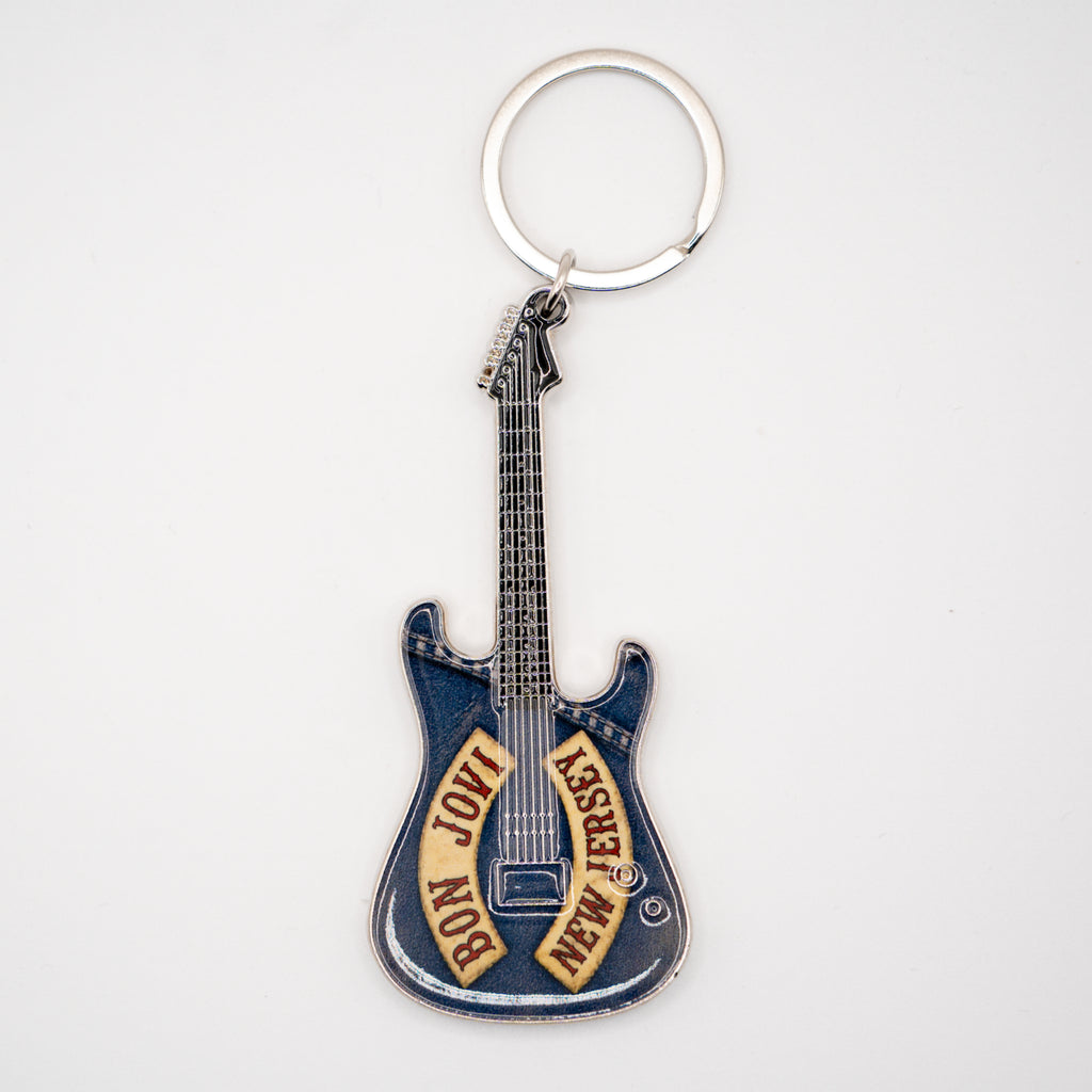Bon Jovi Denim Mini Axe Keychain