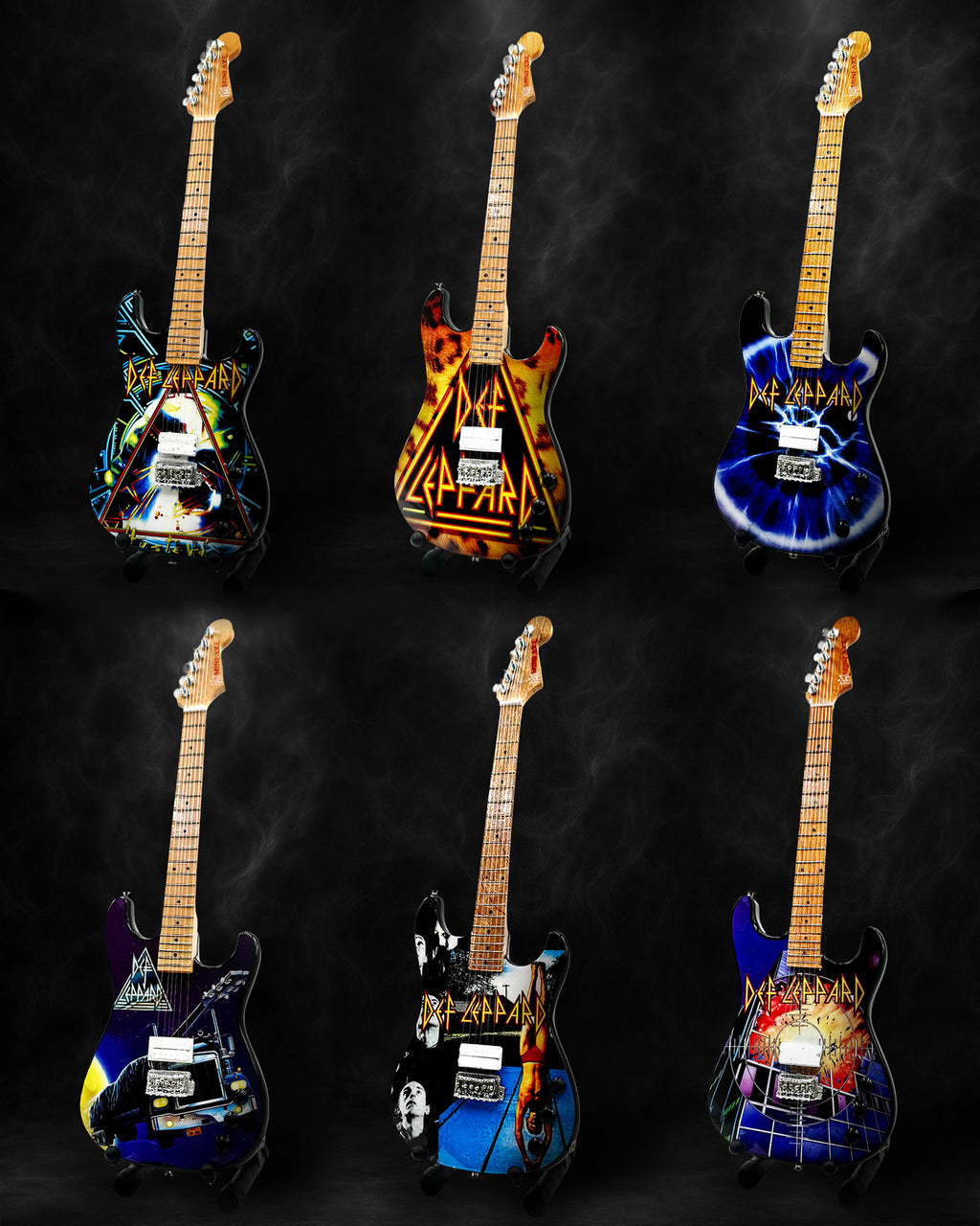 The Complete Def Leppard Mini Axe Set – All 6 Official Designs