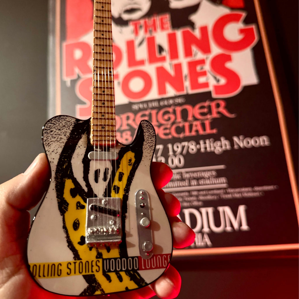 The Rolling Stones "Voodoo Lounge" Miniature Guitar