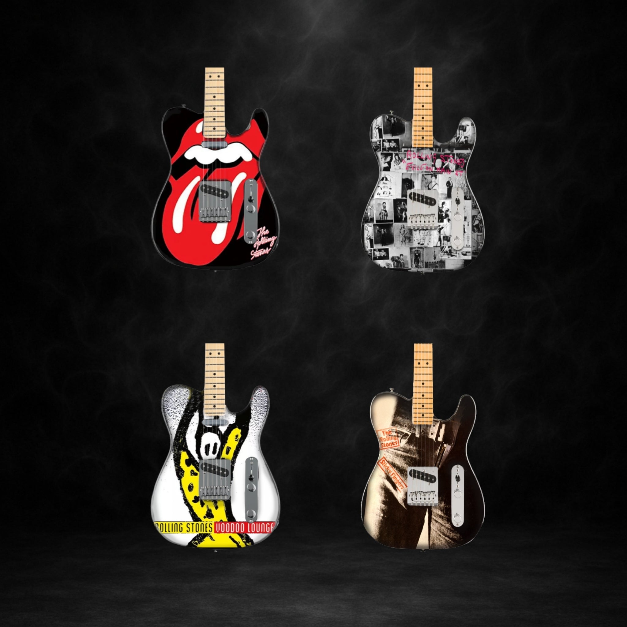 The Rolling Stones Icons Miniature Guitar Set – The Mini Axe