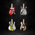 The Rolling Stones Icons Collectible Miniature Guitar Set