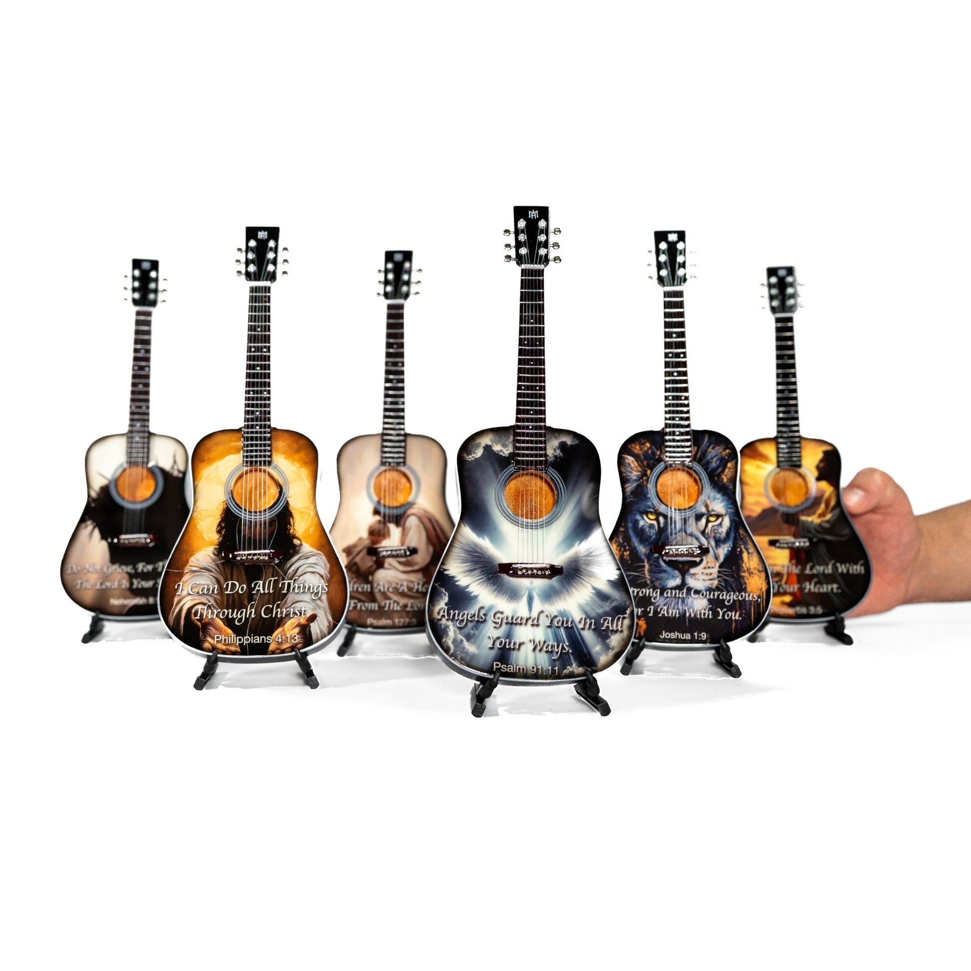 The Holy Scripture Miniature Guitar Set