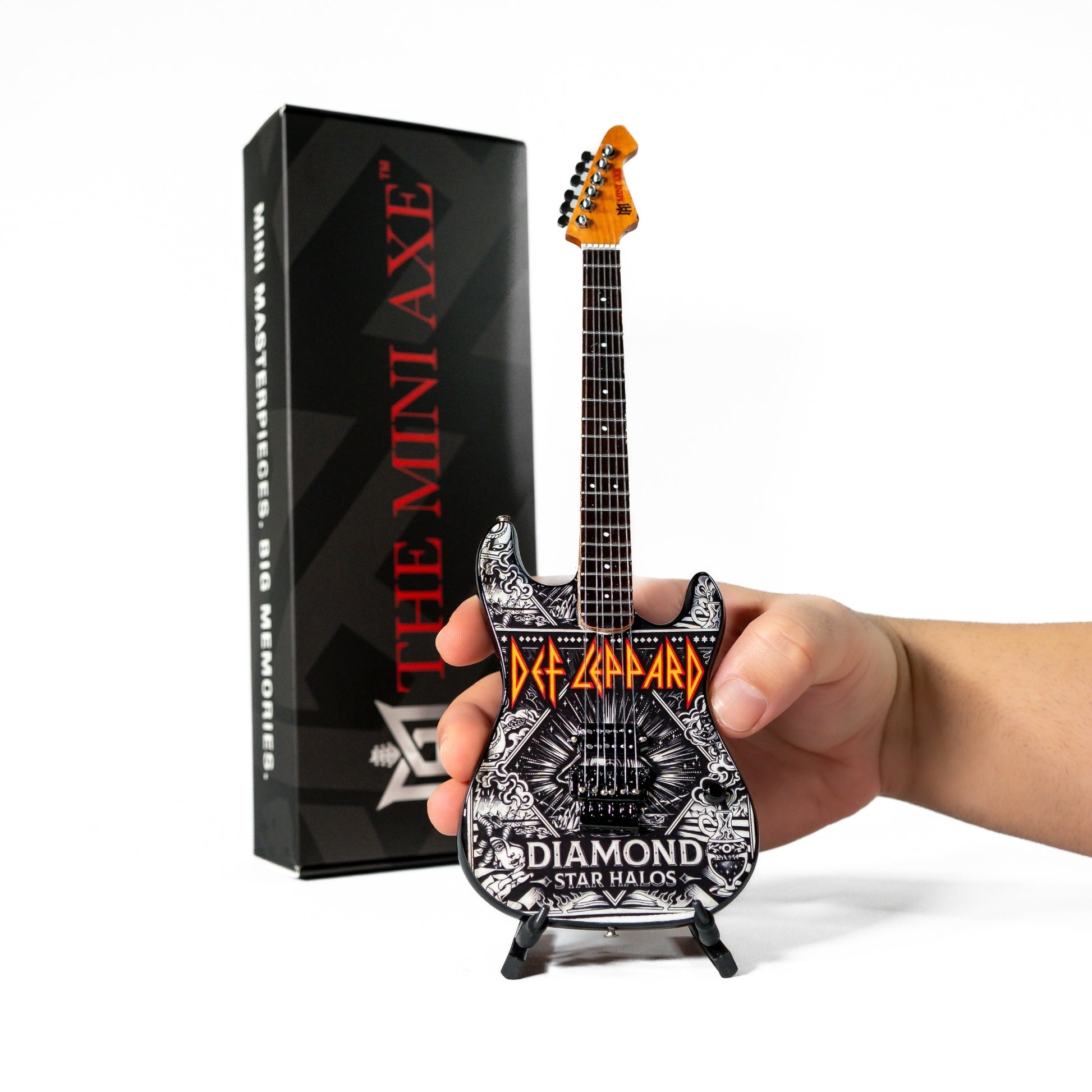 Def Leppard "Diamond" Miniature Guitar
