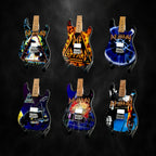 The Complete Def Leppard Collectible Miniature Guitar Set – All 6 Official Designs