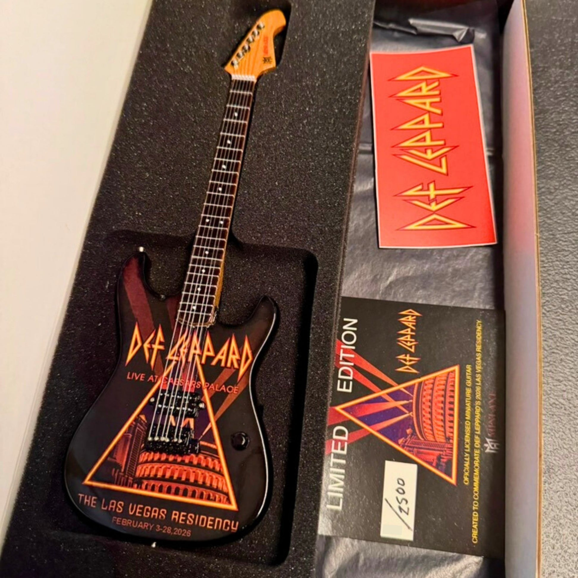 Def Leppard – Live at Caesars Palace, Las Vegas Residency Mini Axe™