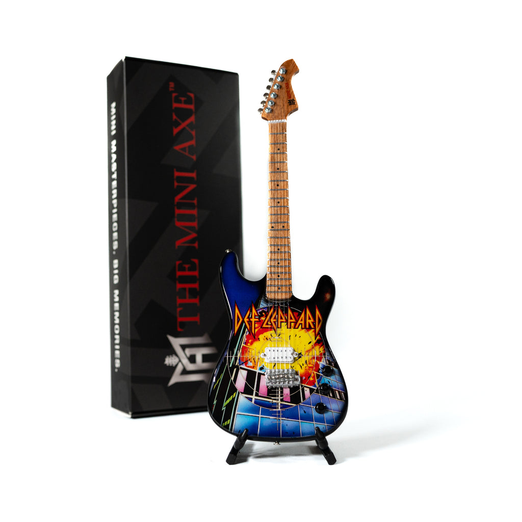 Def Leppard’s “Pyromania” Miniature Guitar